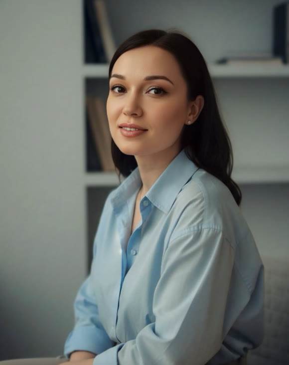 Оля Гапченко на консультації
